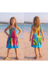 Hand Painted Rayon Kids Dress Hand Painted Rayon Kids Dress